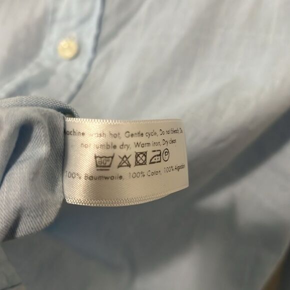 ETON Men's Contemporary Blue Button Down Shirt, Lightweight Twill, Size XXL - Picture 8 of 10